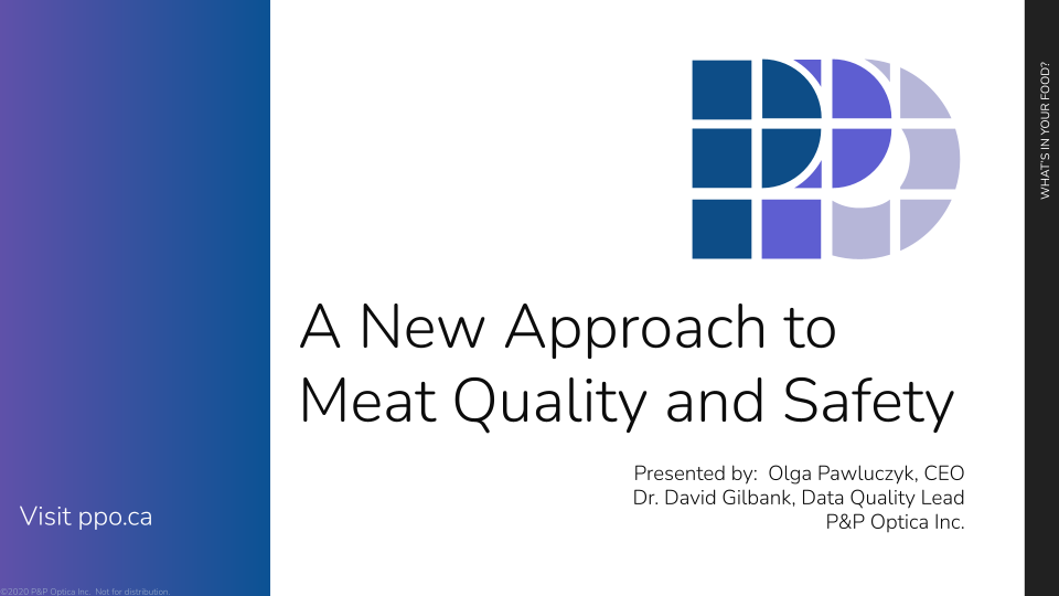 A New Approach to Meat Quality and Safety photo cover