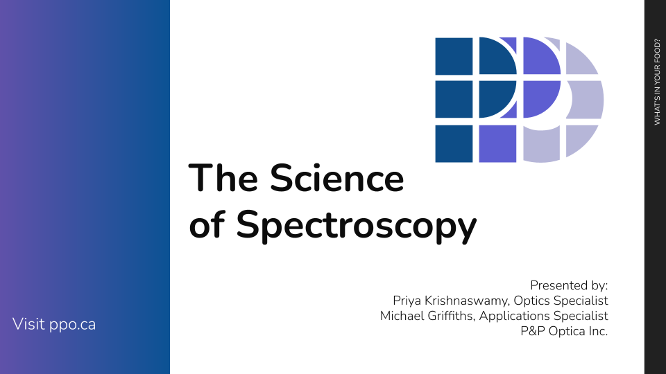 Science of Spectroscopy Webinar Slide